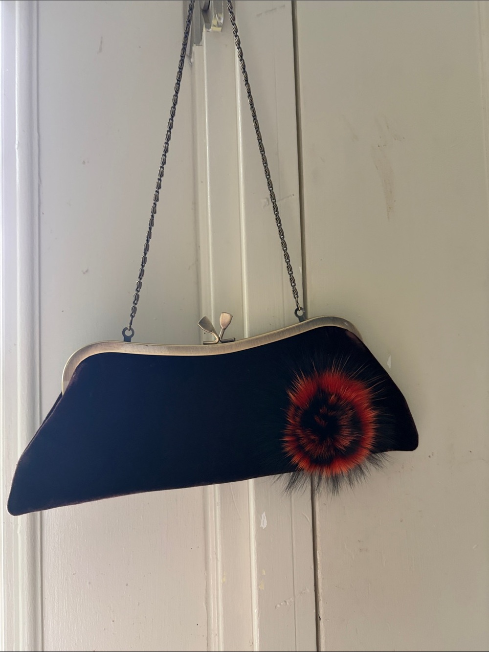 Vintage stunning VElvet clutch